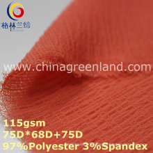 Spandex Polyester Chiffon Gewebe für T-Shirt Kleid (GLLML359)